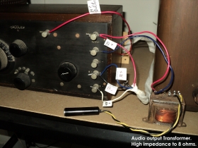 Audio output transformer