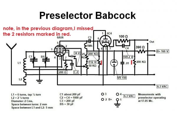 Babcock P2A schematic diagram